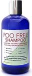 POO FREE - Clarifying Shampoo - 99% Natural - ACV, Aloe Vera, Tea Tree, Eucalyptus. Sulfate/Parabens Free. Gentle, Concentrated. pH 5.5 For Sensitive Skin. 250ml