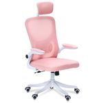 Alex Daisy Flexo Ergonomic Office Chair/Study Chair/Computer Chair (with Headrest, Pink)