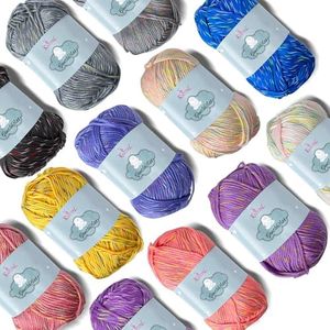 GentleBliss Soft Baby Yarn for Crocheting, 12 Skeins, 1320Yds/600G, Free Patterns - Acrylic Baby Blanket Yarn for Knitting - Light Worsted 3 DK Weight - Soft Gradients