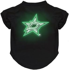 Littlearth NHL Neon Pet T-Shirt Dallas Stars