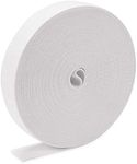 H&S Elastic 10 Meters White Flat Waistband Sewing Elastic Ribbon - Bands Sewing Craft Accessorie - Elastic Waistband - Elastic Sewing - Wide Elastic - Elastic for Pant - Sewing Elastic for Waistbands