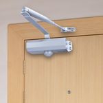 Godrej Locks Heavy Duty Aluminum Alloy Door Closer (Silver)