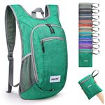 G4Free Small Lightweight Backpack Rucksack Daypacks 10L Walking Cycling Hiking Travelling for Men Women(Green)