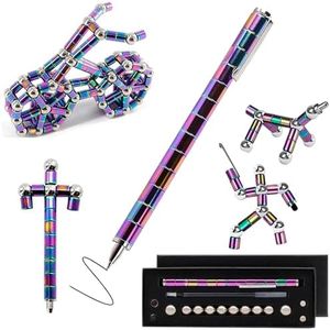LCMAOKE Fidget Pen, Divertente Penna Multifunzione Giocattolo, Cool Gadget Regalo, per gli Uomo Adolescente Ragazzo Ragazza Idee Regalo (Multicolore)