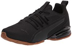 PUMA Men's Axelion NXT Running Shoe, Black/Gum, 11