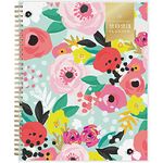 Blue Sky Day Designer for Blue Sky 2023 Weekly and Monthly Planner, 8.5" x 11", Frosted Cover, Wirebound, Secret Garden Mint (140101-23)