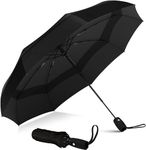 Rylan Umbrella Automatic Open Travel Umbrella with Wind Vent,Umbrella big size for men, Umbrella for girls, Umbrellas for rain,Windproof Umberalla Large for Man,Women(Black)