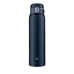 Zojirushi (ZOJIRUSHI) Water Bottle Direct Drinking [One-Touch Open] Stainless Mug 600ml Navy SM-SF60-AD
