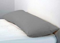 Adam Home Long Bolster Pillow & Pillow Case Body Pillow Neck Support - Grey - Double 4Ft 6Inch