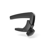 D'Addario PW-CP-07 Guitar Capo for Acoustic and Electric Guitar - NS Capo Lite - Adjustable Tension - Guitar Accessories - Works for 6 String Guitars - Black