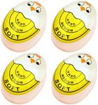 Egg Timer Sensitive Hard & Soft Boiled Color Changing Indicator Tells When Eggs are Ready (Yellow 4pcs)