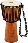 Meinl Percussion HDJ4-M Headliner "Nile Series" Rope Tuned Wood Djembe, Medium: 10-Inch