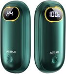 Hand Warmers Rechargeable - Electric Hand Warmers 2 Pack with Dual-Sided Heating for 15Hrs Warmth, LED Display & Flashlight, Hunting Essentials, Gifts for Christmas Man Women Raynauds Golf