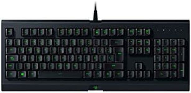 Razer Cynosa Lite - Teclado para juegos con interruptores de membrana de resorte suave (totalmente programable, iluminación RGB Chroma) QWERTY | Teclado Espa�ñol, negro