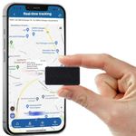 GPS Tracker, Mini 4G GPS Tracker Rechargeable Magnetic Real Time Tracking GPS Tracker for Vehicle Kids Luggage Wallet Pets with Geofence Anti-Lost Tracker Devices Available Worldwide No Monthly Fees