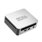 SKULLSAINTS CoreX Mini PC Powered by Ryzen Series, Triple Display Support, Wi-Fi 6E, Bluetooth 5.3, Compact Design, Metal Mini PC (Silver, Ryzen 7 4800H, 16+512)