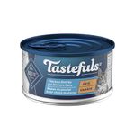 Blue Buffalo Tastefuls Natural Mature Wet Cat Food, Chicken Entrée Pate 3 oz - Pack of 24