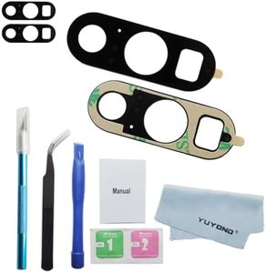 YUYOND 2pcs OEM Original Rear Camera Glass Lens Replacement for for Google Pixel 8 Pro with Adhesive Preinstalled with Repair Tools and Installation Manual (for Pixel 8 Pro 6.7 Inches)