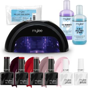 Mylee Gel Nail Polish LED Kit – Professional Manicure Set