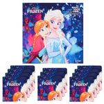 Kuber Industries Pack of 12 Handkerchiefs | Disney Frozen ! | Cotton Handkerchiefs for Boys & Girls | Premium Handkerchiefs Set | Rumal for Boys & Girls | Hankies for Gifting | Blue