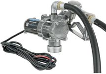 GPI - EZ-8 Fuel Transfer Pump, Manual Shut-Off Nozzle with Direct Mount, 8 GPM, 12 Volt (137100-01)