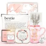 Looca Best Friend Birthday Gifts for Women Friendship Gifts for Women Friends Gifts for Women Unique Friend Gifts for Best Friend Gift Basket Christmas Gifts for Best Friends, Bestie, Bestfriend, bff,