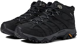 Merrell Men's Moab 3 Prime Mid Waterproof Hiking Boot, BLACK, 11 Wide