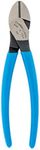 Channellock Diagonal Cutters, 7 In., Blue, Gray (337)