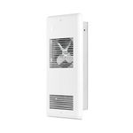 Stelpro RWF2002W Wall Heater 2000W, 17 1/8" x 8 11/16", 240 volts, Controlled via Wall Thermostat (sold separately), PULSAIR Series - Very Quiet Wall Fan Heater, White