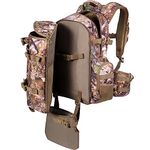 BLISSWILL Large Hunting Backpack for Bow Rifle with Waterproof Rain Cover Hunting Gear Accessories 40L, Super Camo-timber, Classic