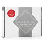 WEEKENDER Commercial-Grade 5-Sided Mattress Protector Protector on Amazon - Waterproof - Quiet - Breathable - High Heat Dryer Proof - Bleachable - Reinforced Seams - Queen