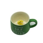 NOSCOMP Exquisite Cartoon Coffee Cup, 3D Coffee Mug, Made with Ceramic, Applicable for Office Use, Suitable for Both Hot and Cold Tea Milk Coffee (Dollar, 400 ML)