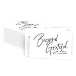 75 Beyond Grateful Thank You For Your Order Small Business Card Inserts, Customer Appreciation Notes, Purchase Order, Retail, Online, Homemade Goods (3.5" x 2" Size)