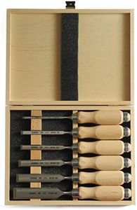 Narex Bevel Edge Cabinet Standard Chisel Set 6-Pieces