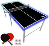 PartyLife Black 6 ft x 3 ft Ping Po
