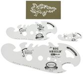 Iwata-Medea Artool Big Shield FH 7 Airbrush Template (Set of 4)