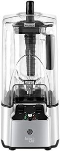 BLEND ART ABS Plastic Ba0151 Commercial Blender 2200W Motor,2.2L Jar With Sound Shield For Shakes, Smoothies And Ice Crushing Silver Color, 2200 Watt