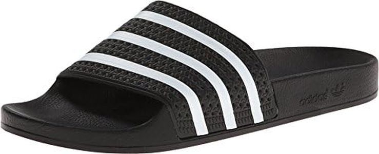 adidas mens Training Sport Sandals Slides, Core Black White Core Black, 11 US
