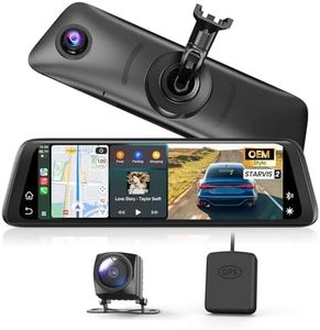 AUTO-VOX Dual 2K OEM Rear View Mirror Camera with Carplay