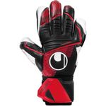 uhlsport Powerline Supersoft Children's Football Goalkeeper Gloves - Goalkeeper Gloves Unisex - Exclusive Supersoft Latex Adhesive Foam, 7.5