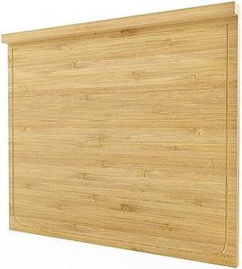 Extra Large Bamboo Cutting Board with Lip (X-Large) 21" x 18"
