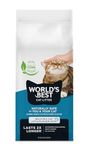 World's Best CAT Litter Multiple Cat Lotus Blossom Scented 32-Pounds - Natural Ingredients, Quick Clumping, Flushable, 99% Dust Free & Made in USA - Floral Fragrance & Long-Lasting Odor Control