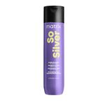 Matrix So Silver Purple Shampoo, Neutralizes Yellow Tones, Neutralizes Brassy Tones, Tones Blonde and Silver Hair, For Blonde, For Silver Hair, For Grey Hair, 300ml (Packaging May Vary)