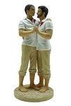 December Diamonds Grooms Free and Easy Beach Gay Wedding Cake Topper 5555207 New
