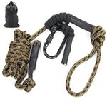 Huntury Treestand Safety Rope, Linemans Rope for Hunting, Tree Stand Safety Line, Tree Tether Rope, Life Lines for Tree Stands(10 feet)