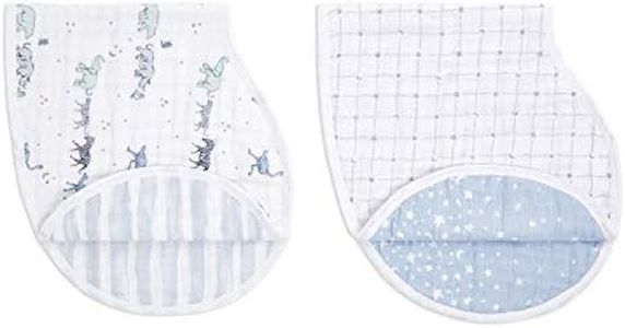 aden + anais Rising Star Boutique Cotton Muslin Burpy Bibs (Pack of 2)