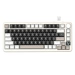 ATTACK SHARK X85PRO Wireless Mechanical Keyboard with TFT Display & Knob, 75% QMK Gasket-mounted Gaming Keyboard, 2.4G/BT/USB-C Wired,Hot Swappable Linear Switch, 4000mAh,NKRO, RGB,PC/MAC
