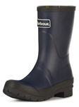 Barbour Womens Banbury Rubber Mid-Cut Rain Walking Back Logo Wellingtons - Navy - 6