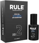 RULE Under Eye Serum for Dark Circles and Puffiness - Advanced Anti Aging Argan Stem Cell Serum Eye Bags Treatment for Men, Firm Lift & Reduce Wrinkles with BioPeptides Vitamin E Eye Gel Cream, 30ml