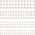 2800 Pcs Pearl Stickers 4 Size Self Adhesive Pearl Stickers White Flat Back Pearls Stickers Faux Pearl Embellishment Stickers Sheet for Face Beauty Makeup Nail Phone DIY Craft Home Decor (Beige)